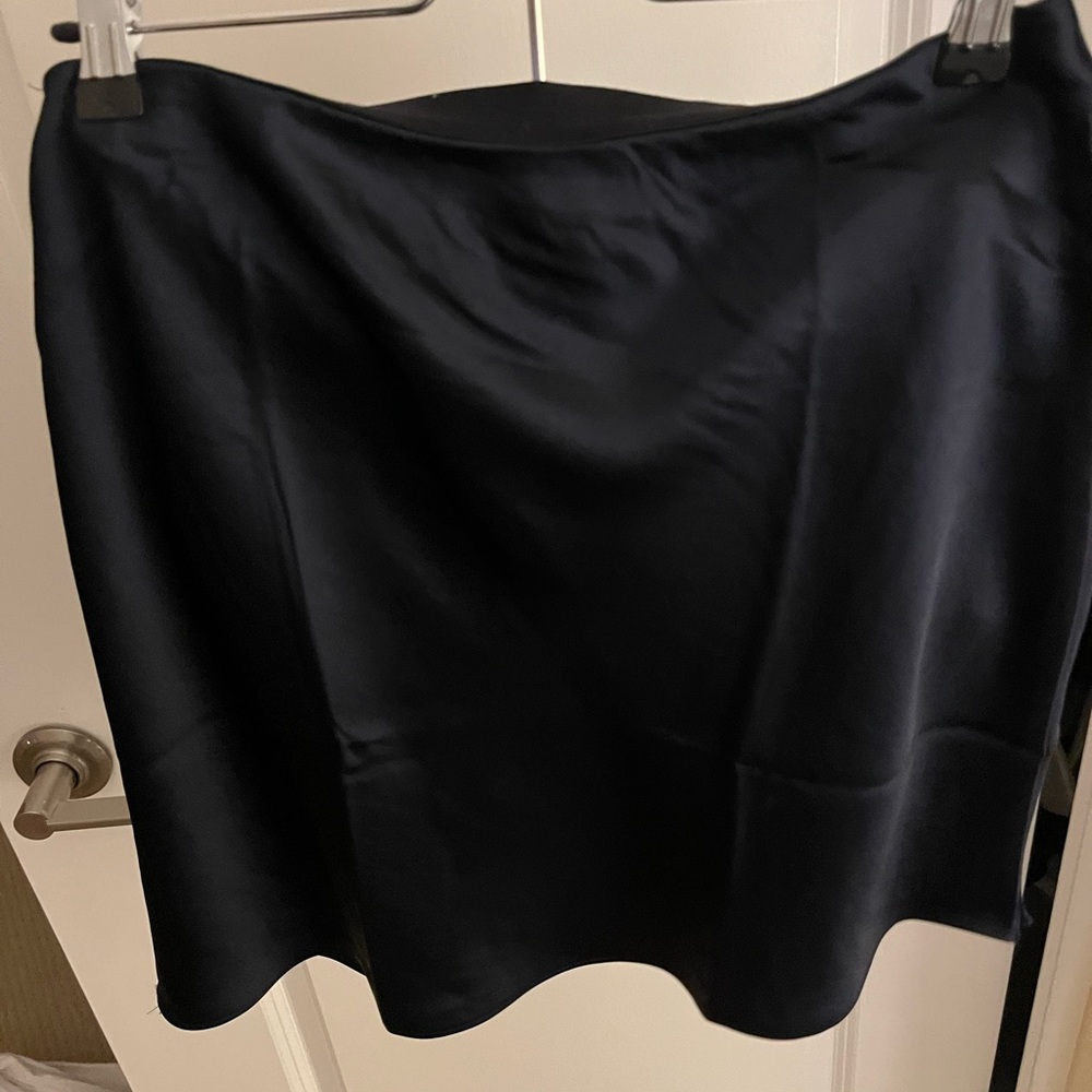 Black Satin Skirt